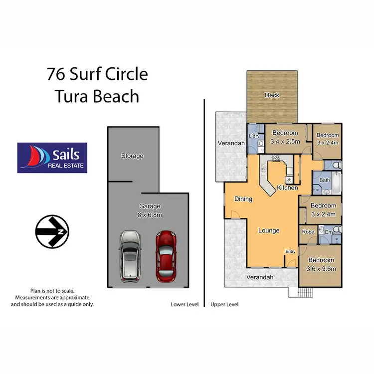 Floorplan of Homely house listing, 76 Surf Circle, Tura Beach NSW 2548