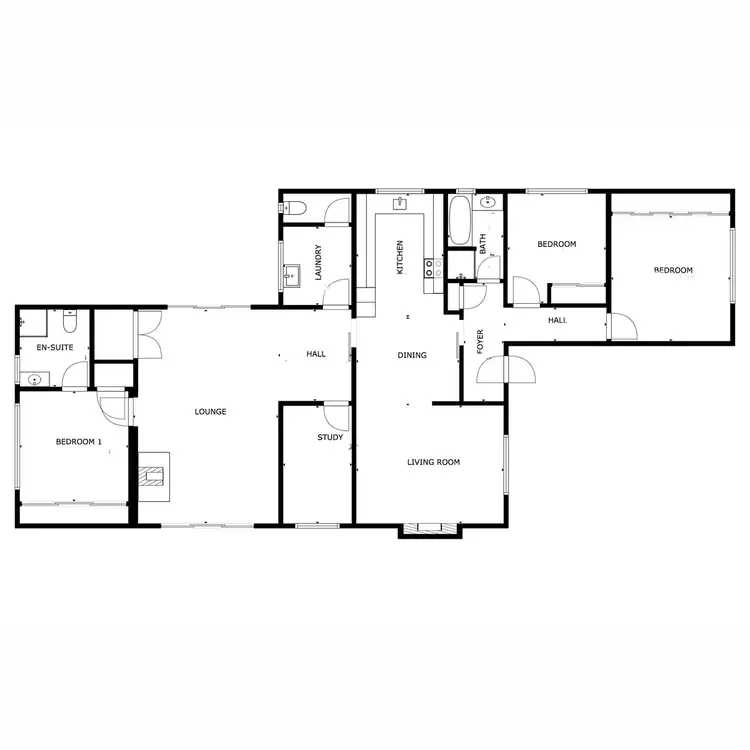 Floorplan of Homely house listing, 18 Charles Street, Wodonga VIC 3690