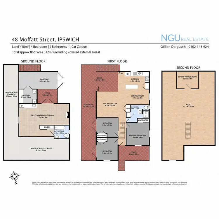 Floorplan of Homely house listing, 48 Moffatt Street, Ipswich QLD 4305