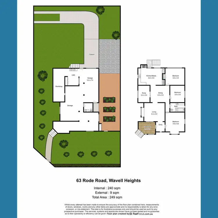 Floorplan of Homely house listing, 63 Rode Road, Wavell Heights QLD 4012