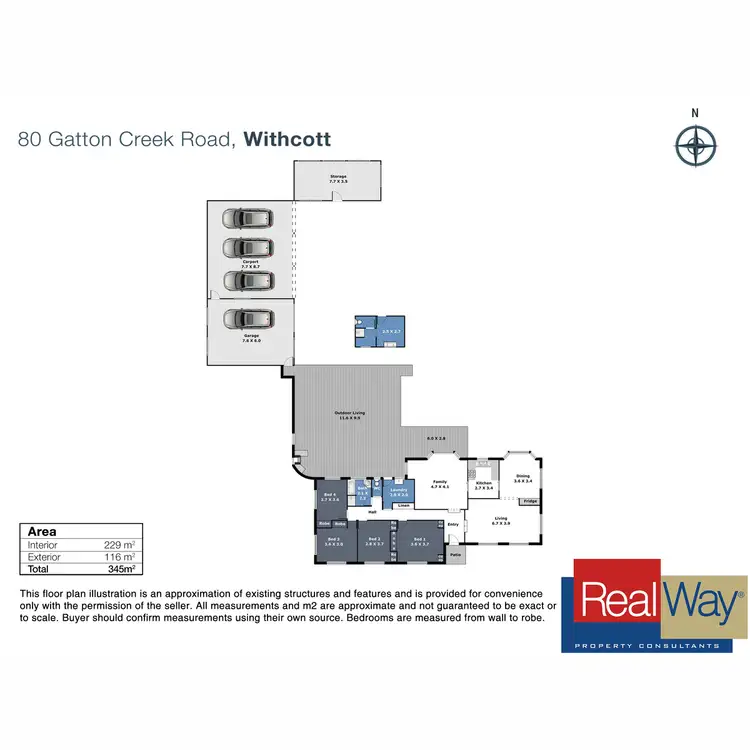 Floorplan of Homely house listing, 80 Gatton Creek Road, Withcott QLD 4352