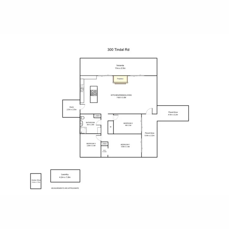 Floorplan of Homely house listing, 300 Tindal Road, Eatonsville NSW 2460