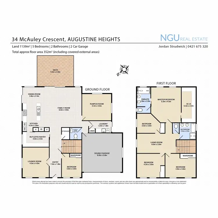 Floorplan of Homely house listing, 34 McAuley Crescent, Augustine Heights QLD 4300