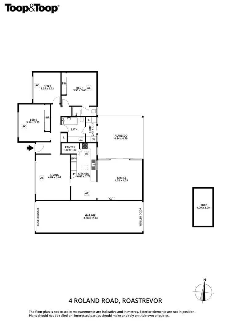 Floorplan of Homely house listing, 4 Roland Road, Rostrevor SA 5073