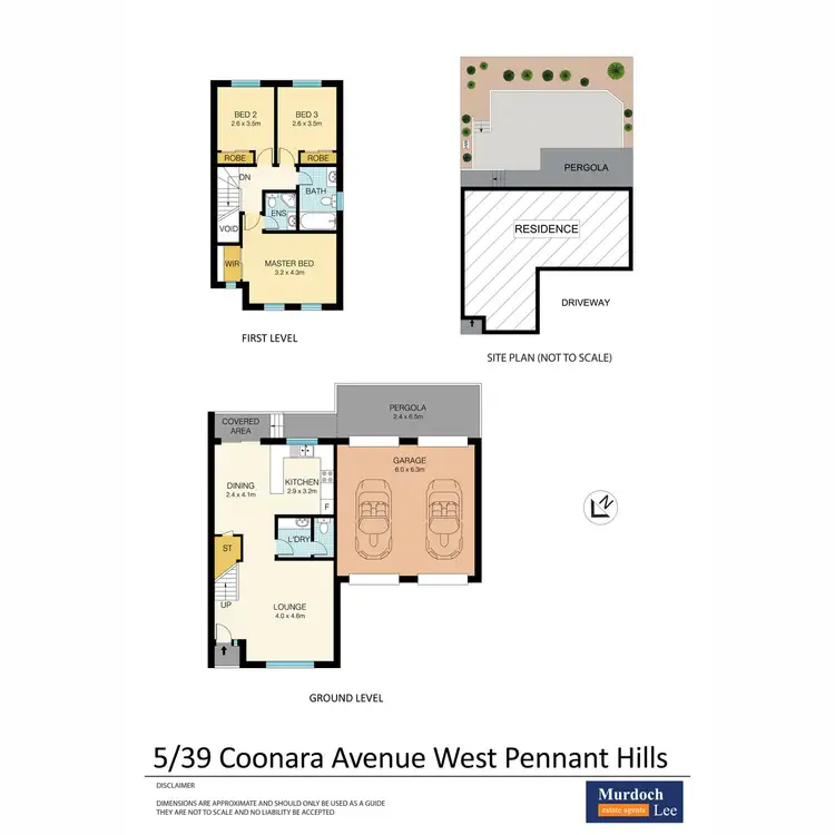 Floorplan of Homely townhouse listing, 5/39 Coonara Avenue, West Pennant Hills NSW 2125