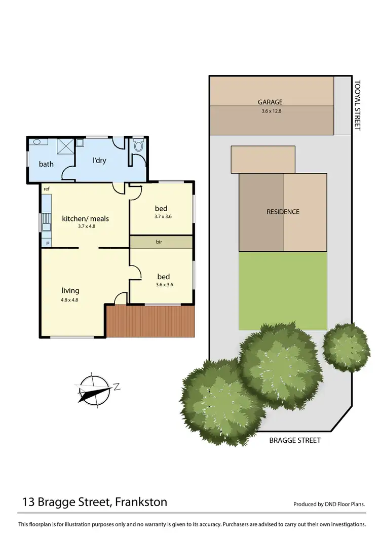 Floorplan of Homely house listing, 13 Bragge Street, Frankston VIC 3199