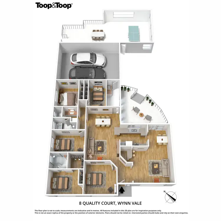 Floorplan of Homely house listing, 8 Quality Court, Wynn Vale SA 5127