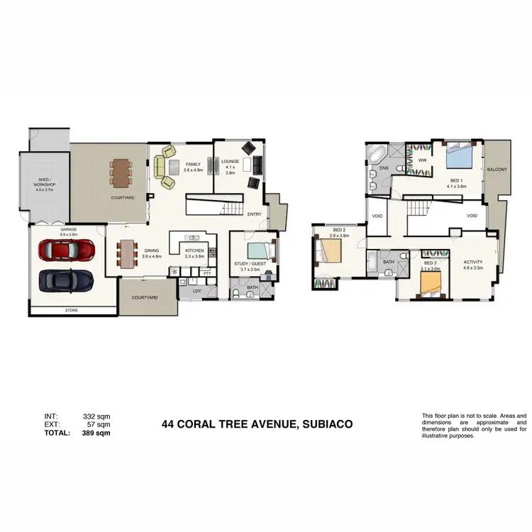 Floorplan of Homely house listing, 44 Coral Tree, Subiaco WA 6008