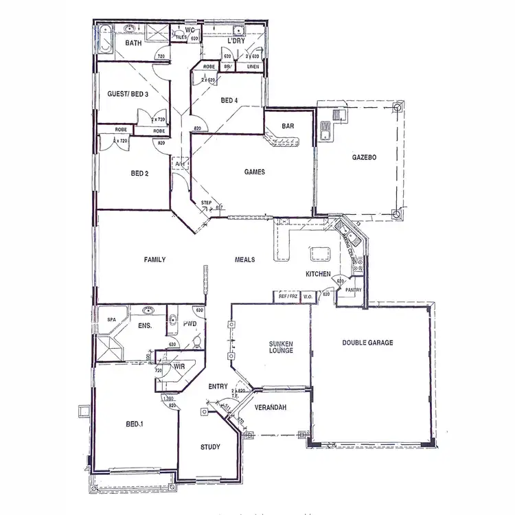 Floorplan of Homely house listing, 37 Sholto Crescent, Canning Vale WA 6155