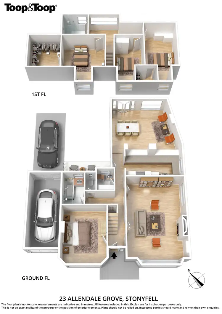 Floorplan of Homely house listing, 23 Allendale Grove, Stonyfell SA 5066