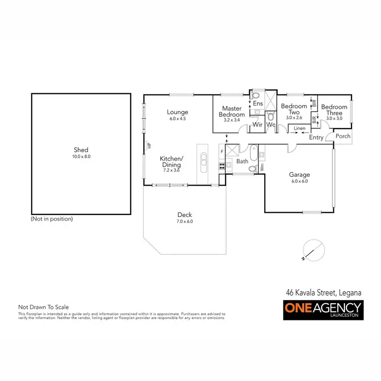 Floorplan of Homely house listing, 46 Kavala Street, Legana TAS 7277