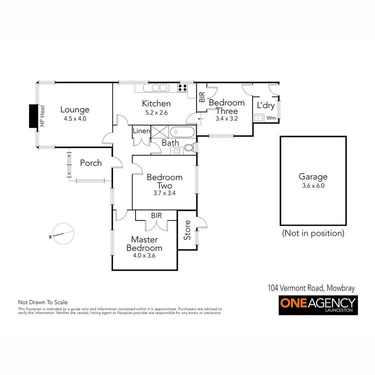 Floorplan of Homely house listing, 104 Vermont Road, Mowbray TAS 7248