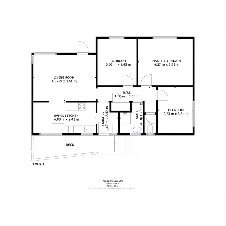 Floorplan of Homely house listing, 41 Gunn Street, Bridgewater TAS 7030