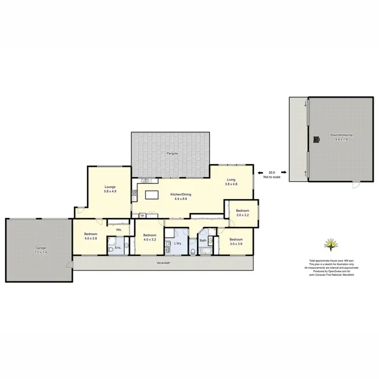 Floorplan of Homely house listing, 6 Highton Lane, Mansfield VIC 3722