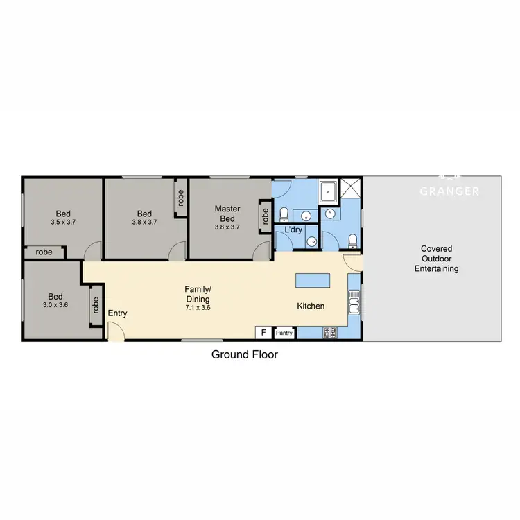 Floorplan of Homely house listing, 13 Clyde Road, Safety Beach VIC 3936