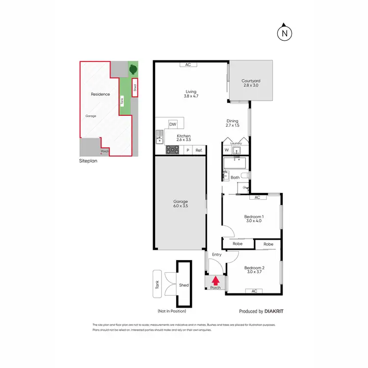 Floorplan of Homely unit listing, 3/12 Grieve Parade, Altona VIC 3018