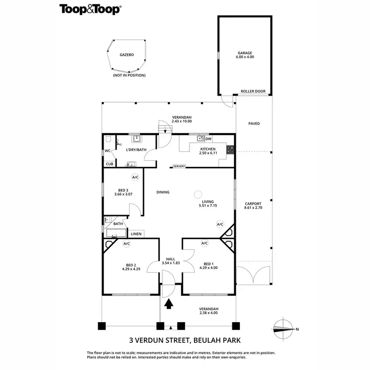 Floorplan of Homely house listing, 3 Verdun Street, Beulah Park SA 5067
