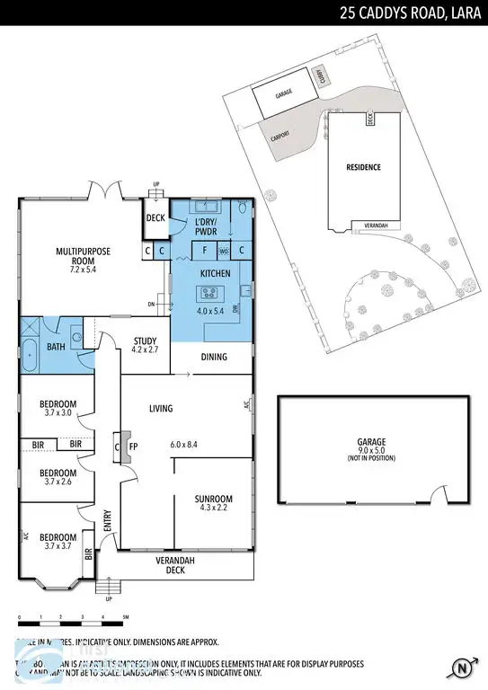 Floorplan of Homely house listing, 25 Caddys Road, Lara VIC 3212