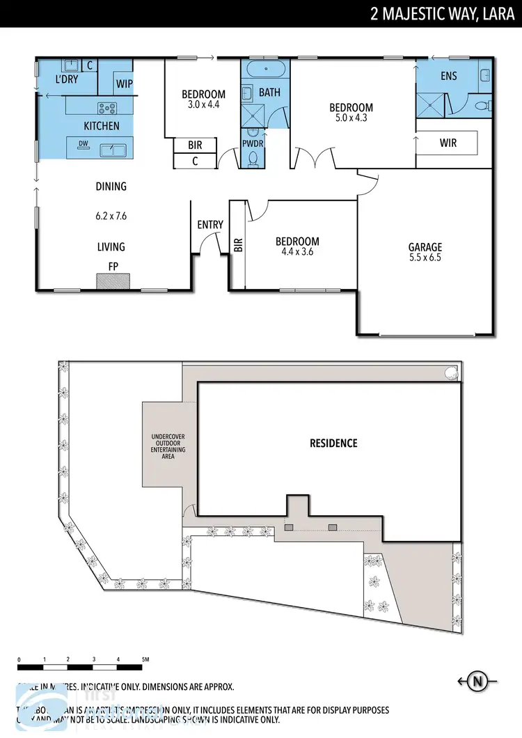 Floorplan of Homely house listing, 2 Majestic Way, Lara VIC 3212