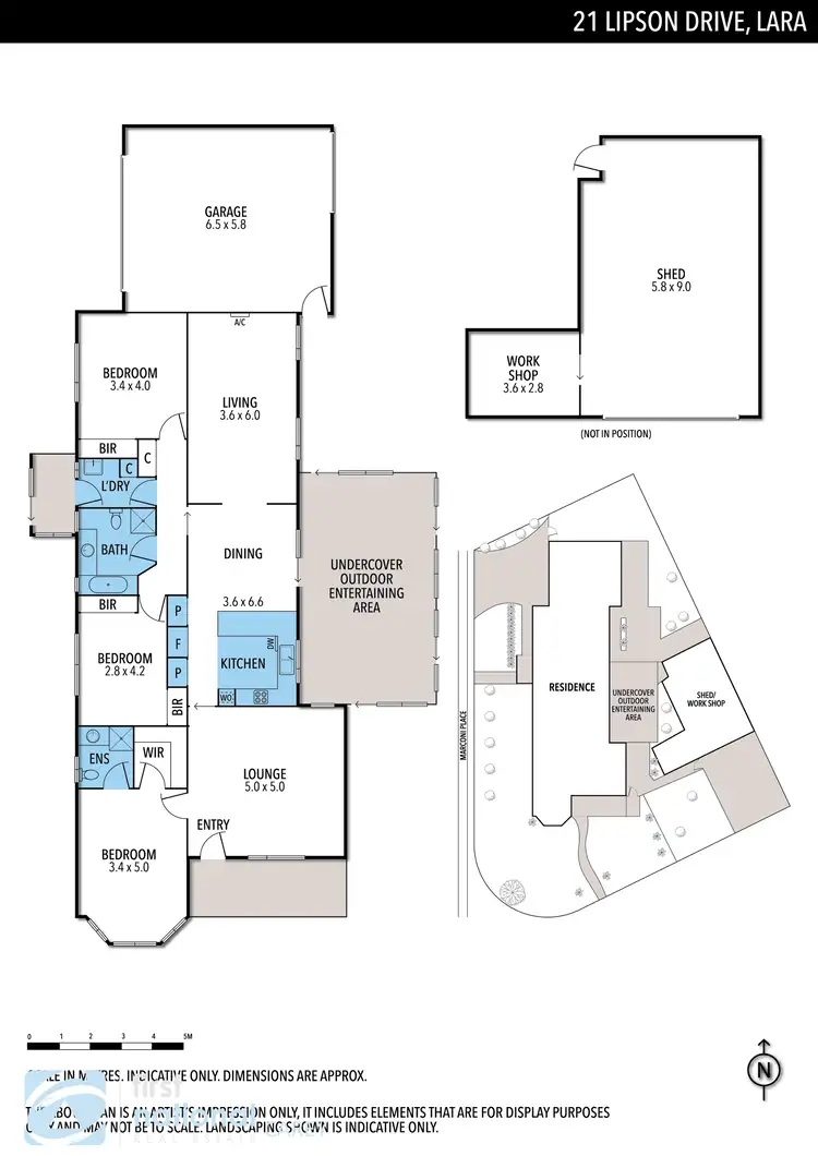 Floorplan of Homely house listing, 19 - 21 Lipson Drive, Lara VIC 3212