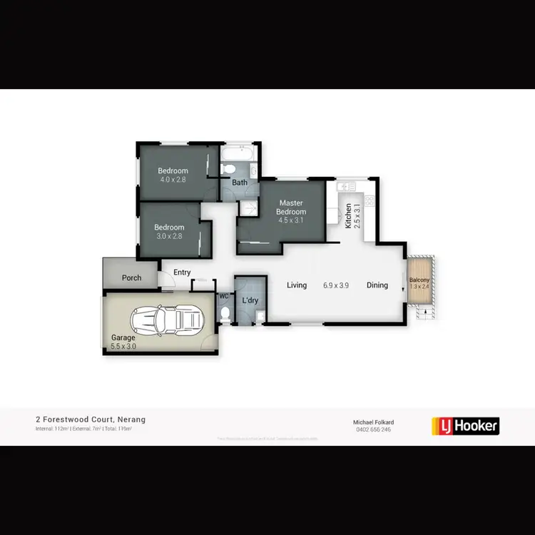 Floorplan of Homely house listing, 2 Forestwood Court, Nerang QLD 4211