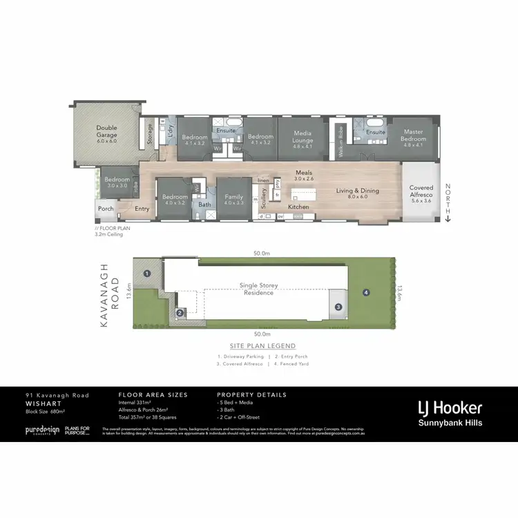 Floorplan of Homely house listing, 91 Kavanagh Road, Wishart QLD 4122