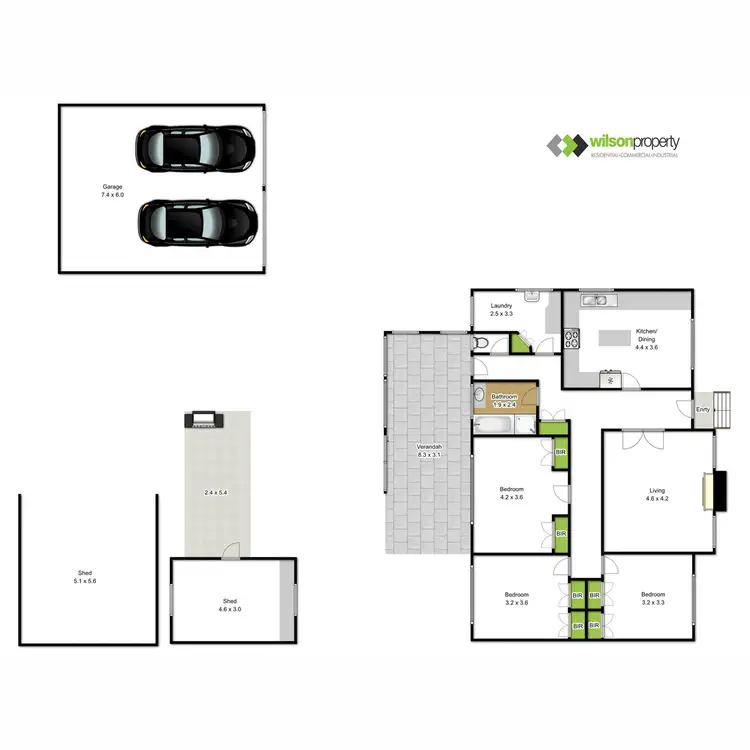 Floorplan of Homely house listing, 7 Norman Street, Traralgon VIC 3844
