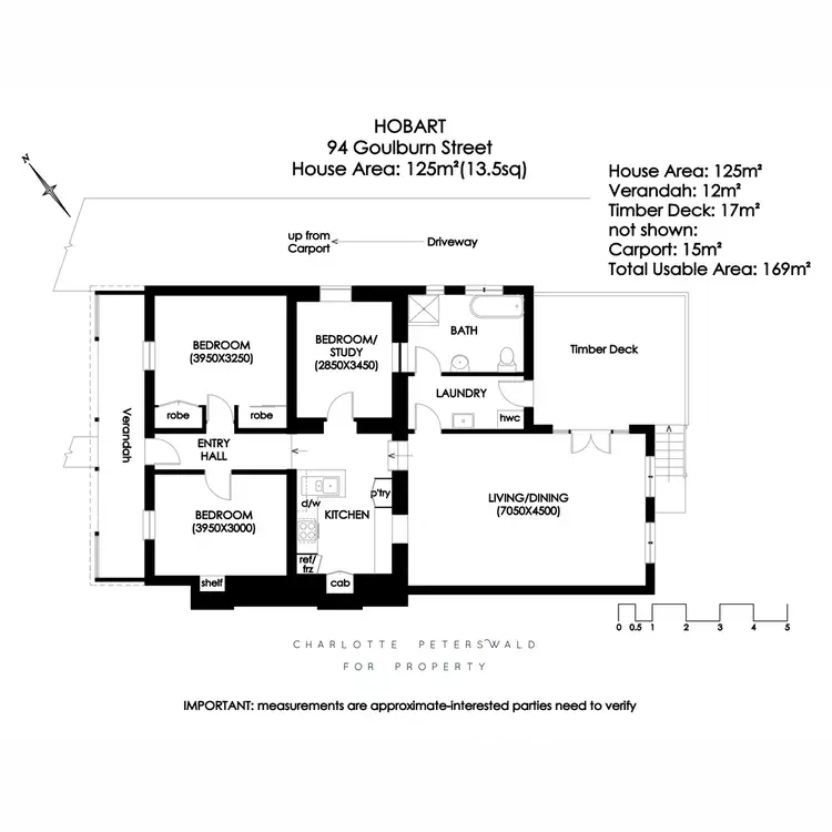 Floorplan of Homely house listing, 1/94 Goulburn Street, Hobart TAS 7000