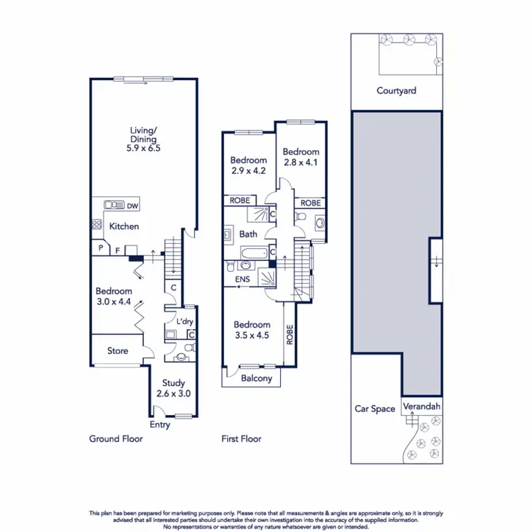 Floorplan of Homely house listing, 20A Wisewould Street, Flemington VIC 3031