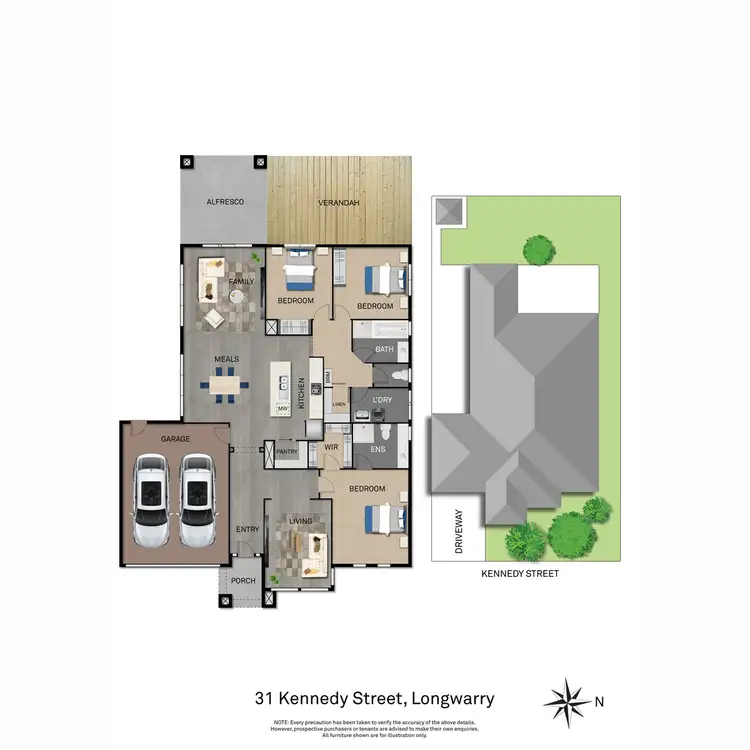 Floorplan of Homely house listing, 31 Kennedy Street, Longwarry VIC 3816