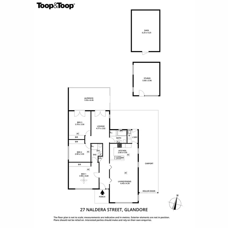 Floorplan of Homely house listing, 27 Naldera Street, Glandore SA 5037