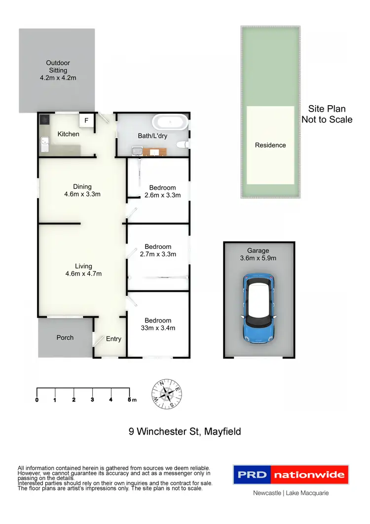 Floorplan of Homely house listing, 9 Winchester Street, Mayfield NSW 2304