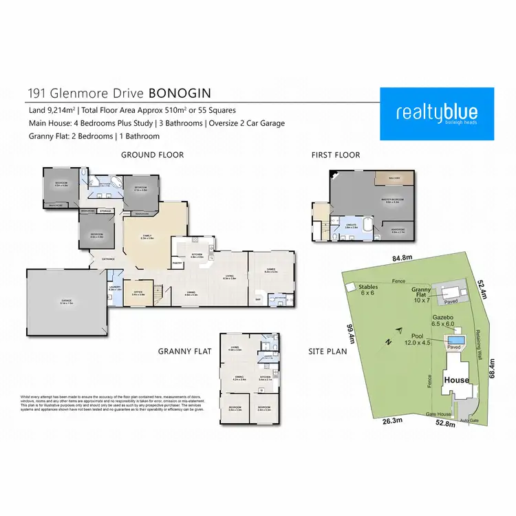 Floorplan of Homely house listing, 191 Glenmore Drive, Bonogin QLD 4213