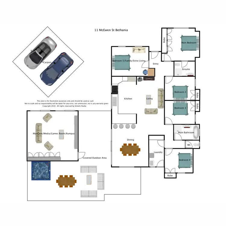 Floorplan of Homely house listing, 11 McEwen Street, Bethania QLD 4205