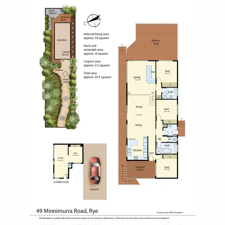 Floorplan of Homely house listing, 49 Minnimurra Road, Rye VIC 3941