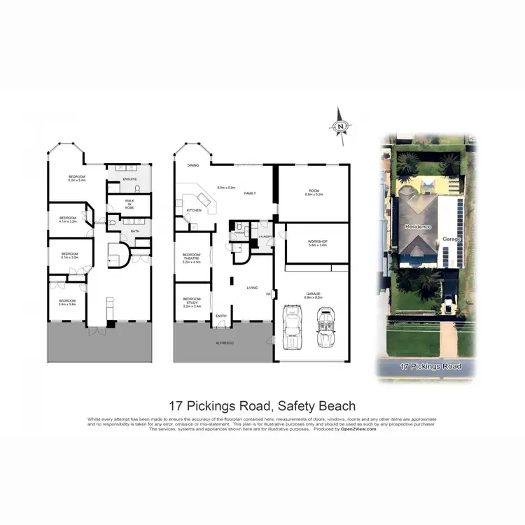 Floorplan of Homely house listing, 17 Pickings Road, Safety Beach VIC 3936