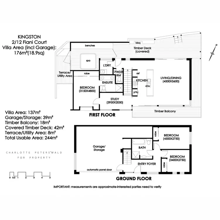 Floorplan of Homely villa listing, 2/12 Fiani Court, Kingston TAS 7050