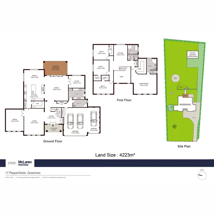 Floorplan of Homely house listing, 17 Pepperfields Place, Grasmere NSW 2570