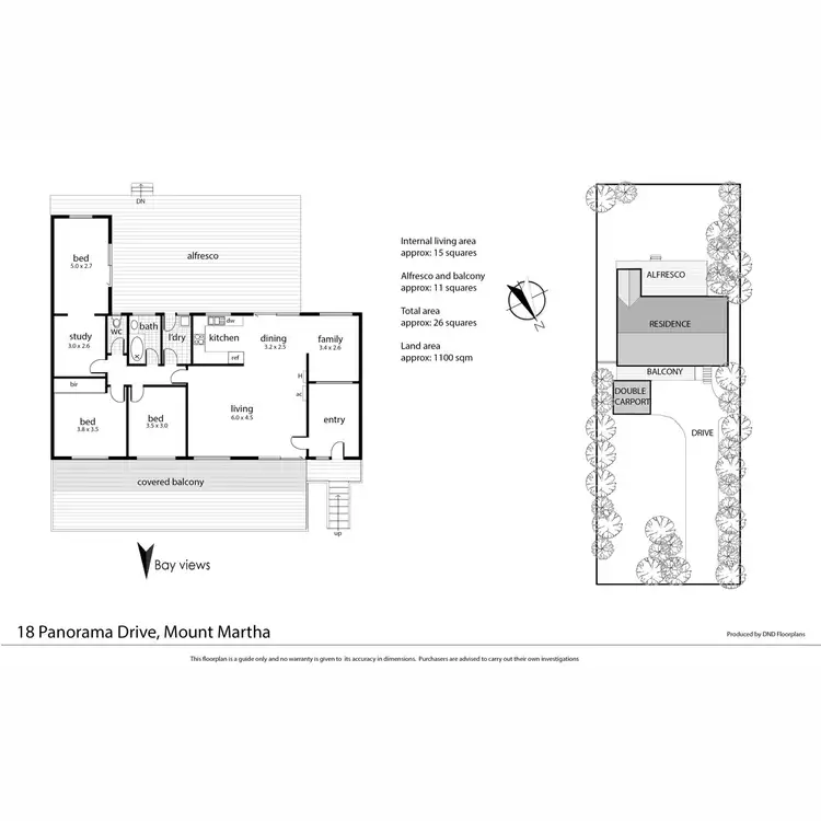 Floorplan of Homely house listing, 18 Panorama Drive, Mount Martha VIC 3934