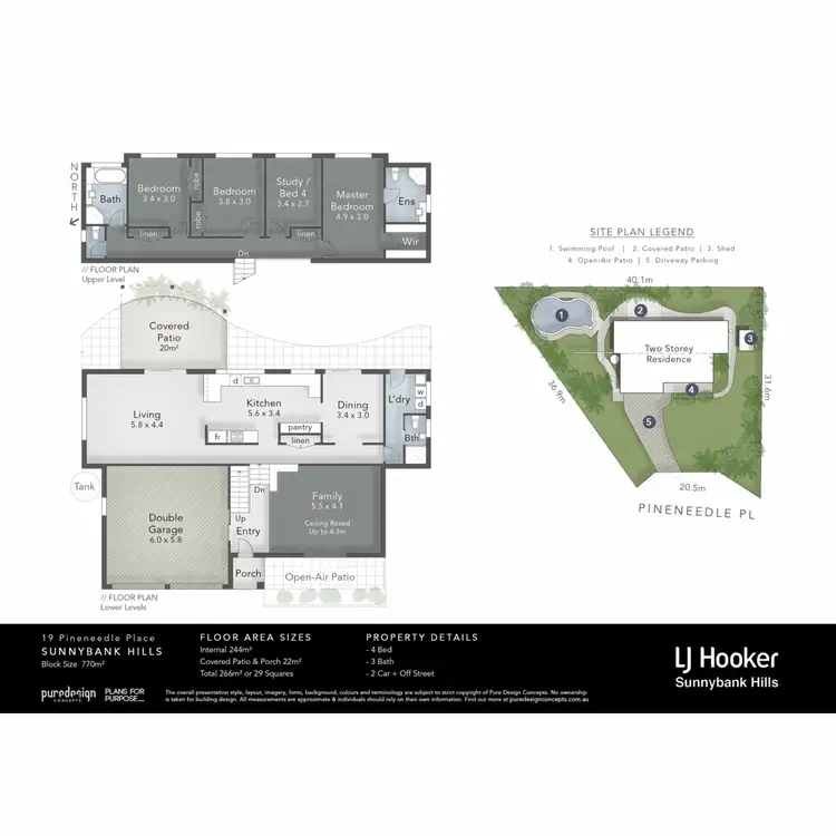 Floorplan of Homely house listing, 19 Pineneedle Place, Sunnybank Hills QLD 4109