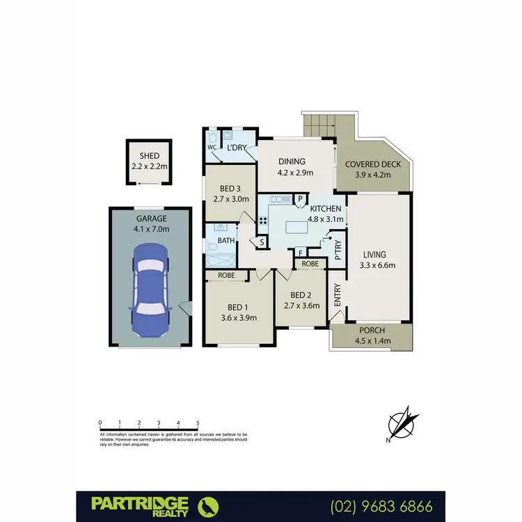 Floorplan of Homely house listing, 136 Hammers Road, Northmead NSW 2152