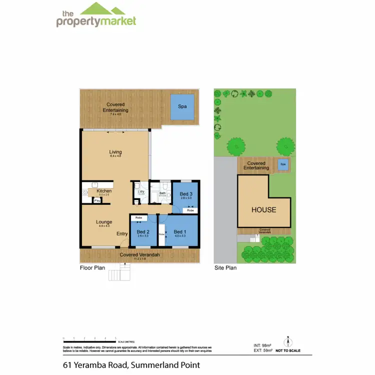 Floorplan of Homely house listing, 61 Yeramba Road, Summerland Point NSW 2259