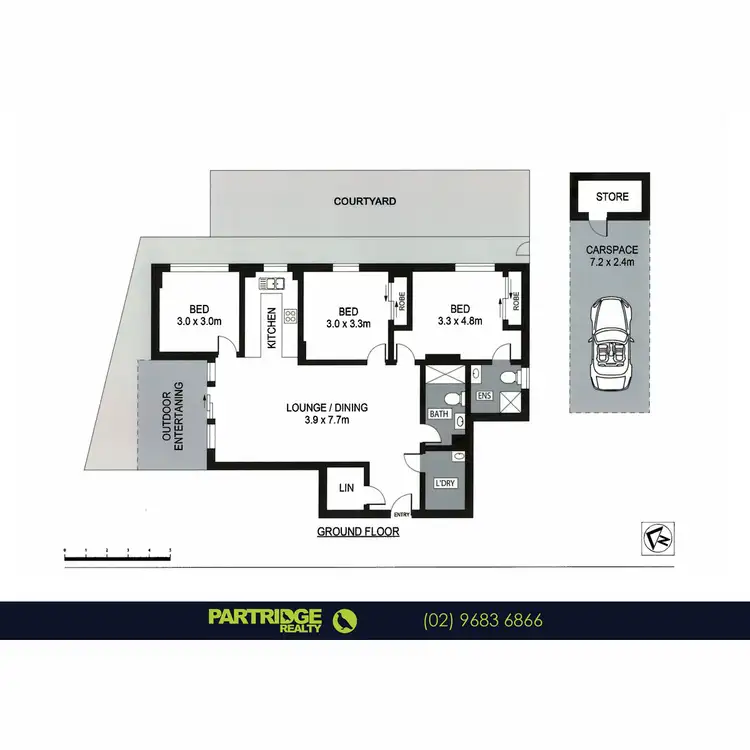 Floorplan of Homely unit listing, 13/10 Murray Street, Northmead NSW 2152