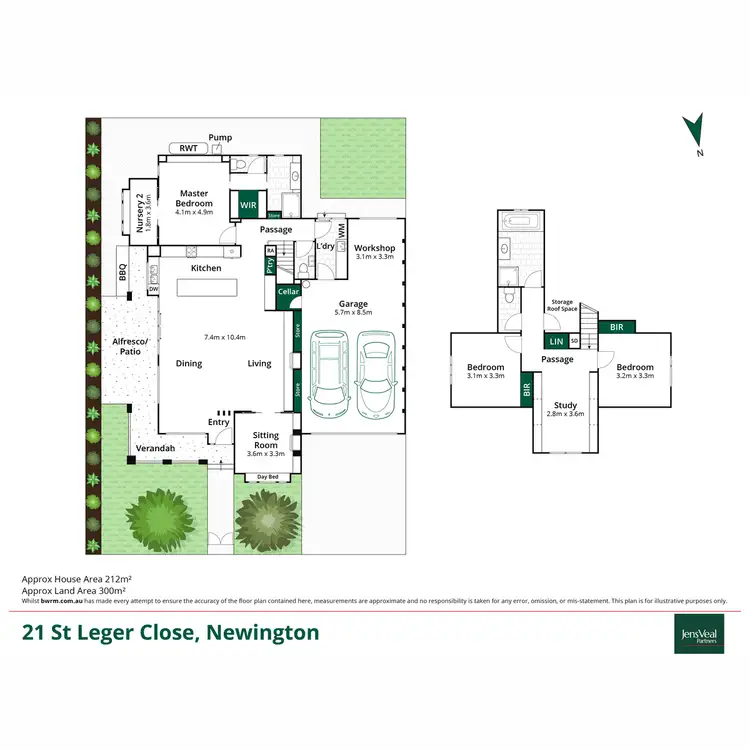 Floorplan of Homely house listing, 21 St Leger Close, Newington VIC 3350