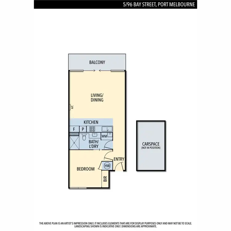 Floorplan of Homely apartment listing, 5/96 Bay Street, Port Melbourne VIC 3207