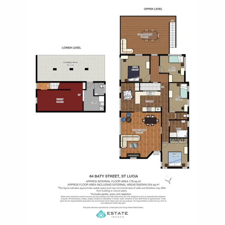 Floorplan of Homely house listing, 64 Baty Street, St Lucia QLD 4067