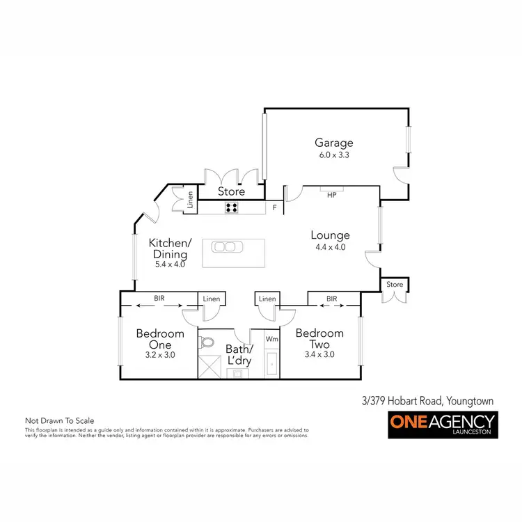 Floorplan of Homely unit listing, 3/379 Hobart Road, Youngtown TAS 7249