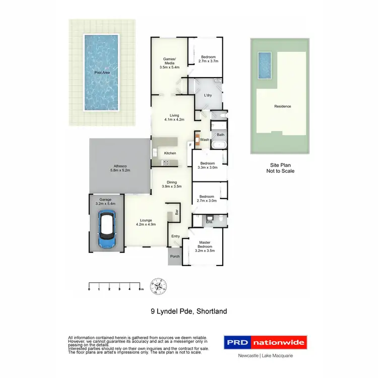 Floorplan of Homely house listing, 9 Lyndel Parade, Shortland NSW 2307