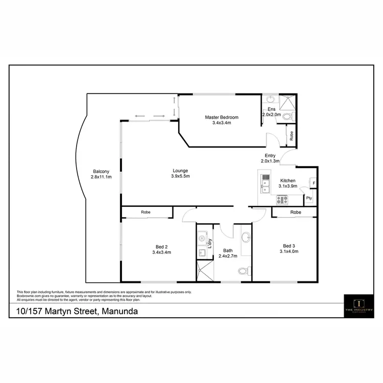 Floorplan of Homely unit listing, 10/157 Martyn Street, Manunda QLD 4870