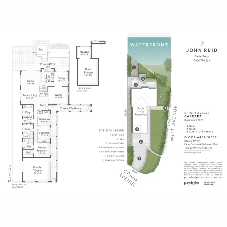 Floorplan of Homely house listing, 51 Witt Avenue, Carrara QLD 4211